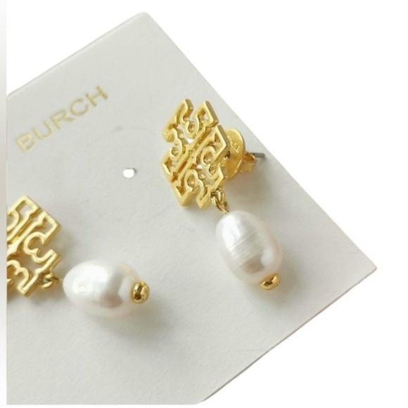 Tory Burch Faux Pearl Earrings - Picture 2 of 3
